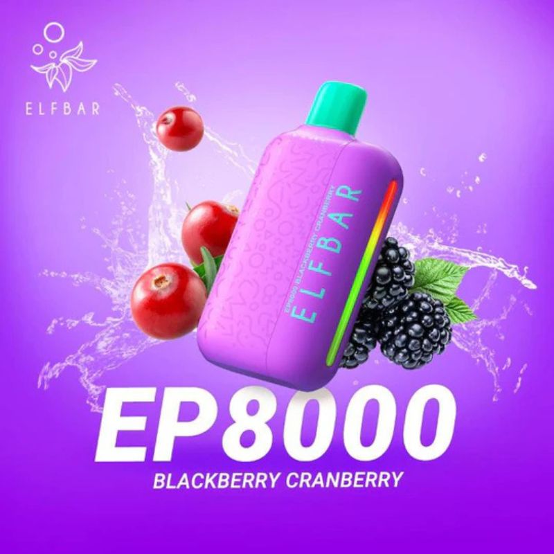 ELFBAR EP8000 Puffs Disposable vape in UAE 50mg / 20mg Nic