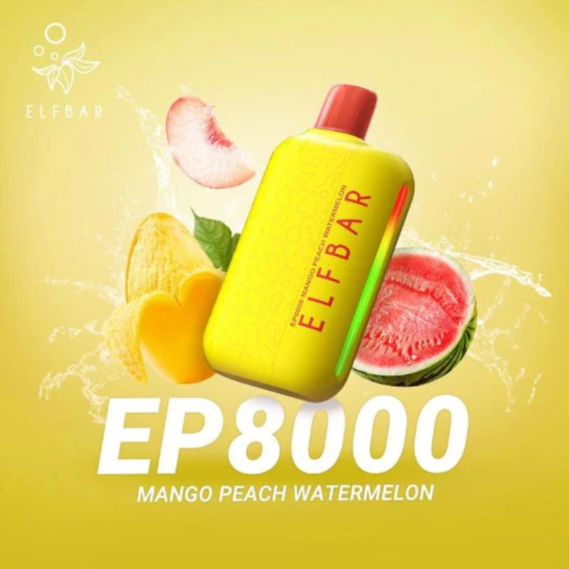 ELFBAR EP8000 Puffs Disposable vape in UAE 50mg / 20mg Nic