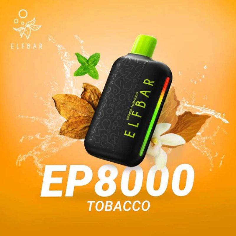 ELFBAR EP8000 Puffs Disposable vape in UAE 50mg / 20mg Nic