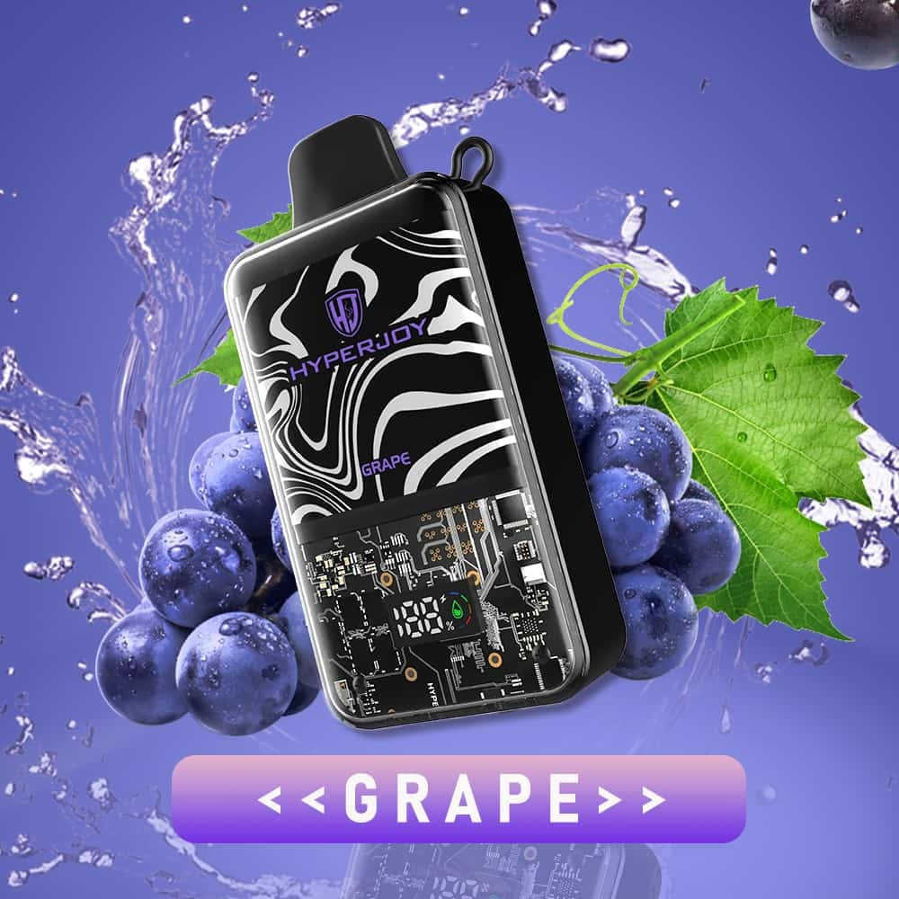 Hyperjoy 20000 Puffs Grape Disposable Vape in UAE