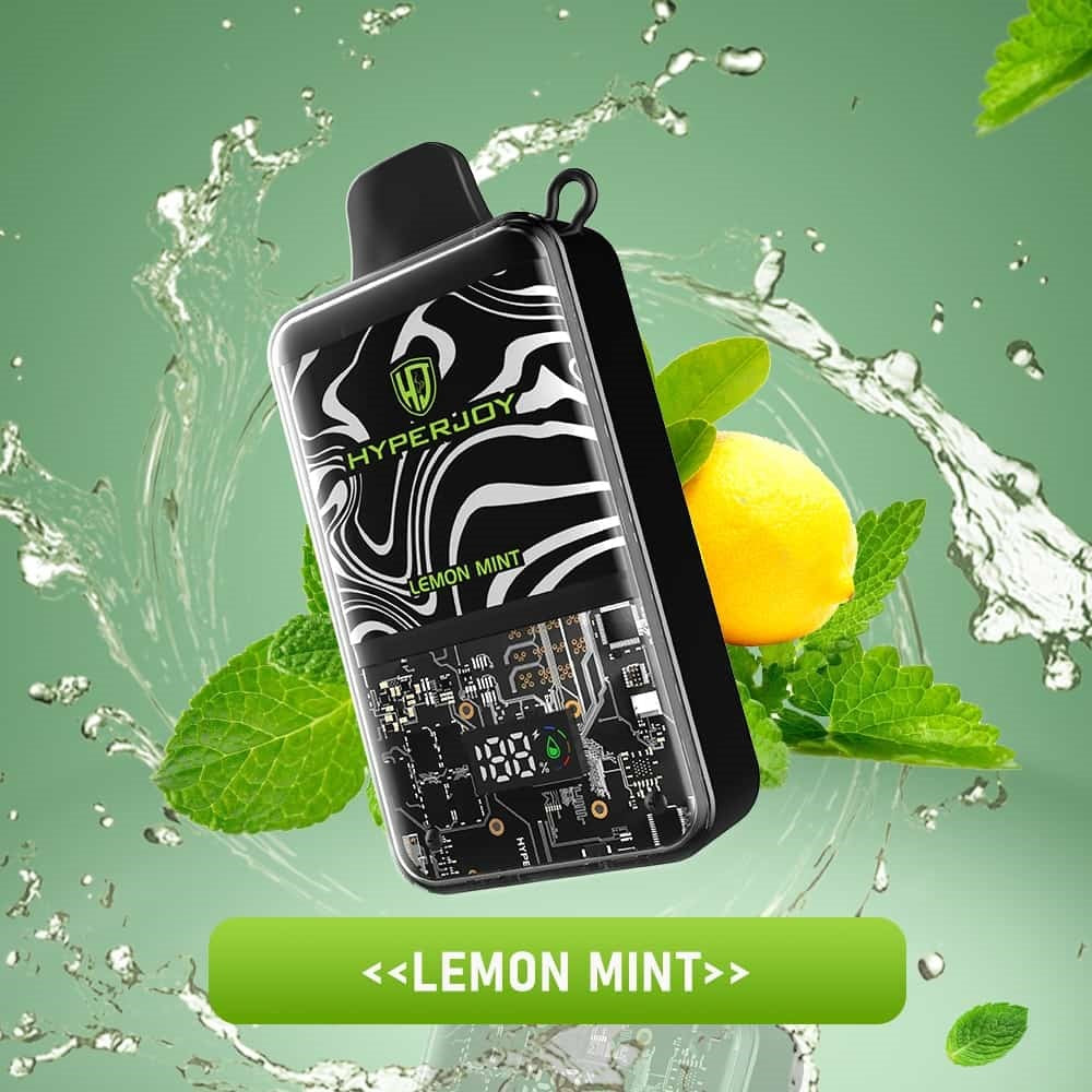 Hyperjoy 20000 Puffs Lemon Mint Disposable Vape in UAE