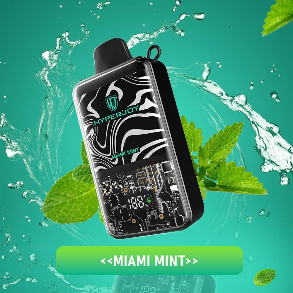 Hyperjoy 20000 Puffs Miami Mint Disposable Vape in UAE