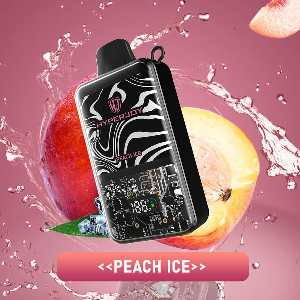 Hyperjoy 20000 Puffs Peach Ice Disposable Vape in UAE