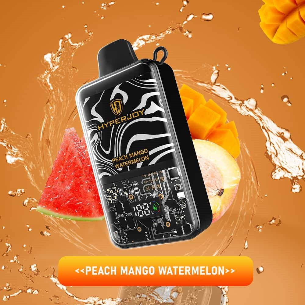 Hyperjoy 20000 Puffs Peach Mango Watermelon Disposable Vape in UAE