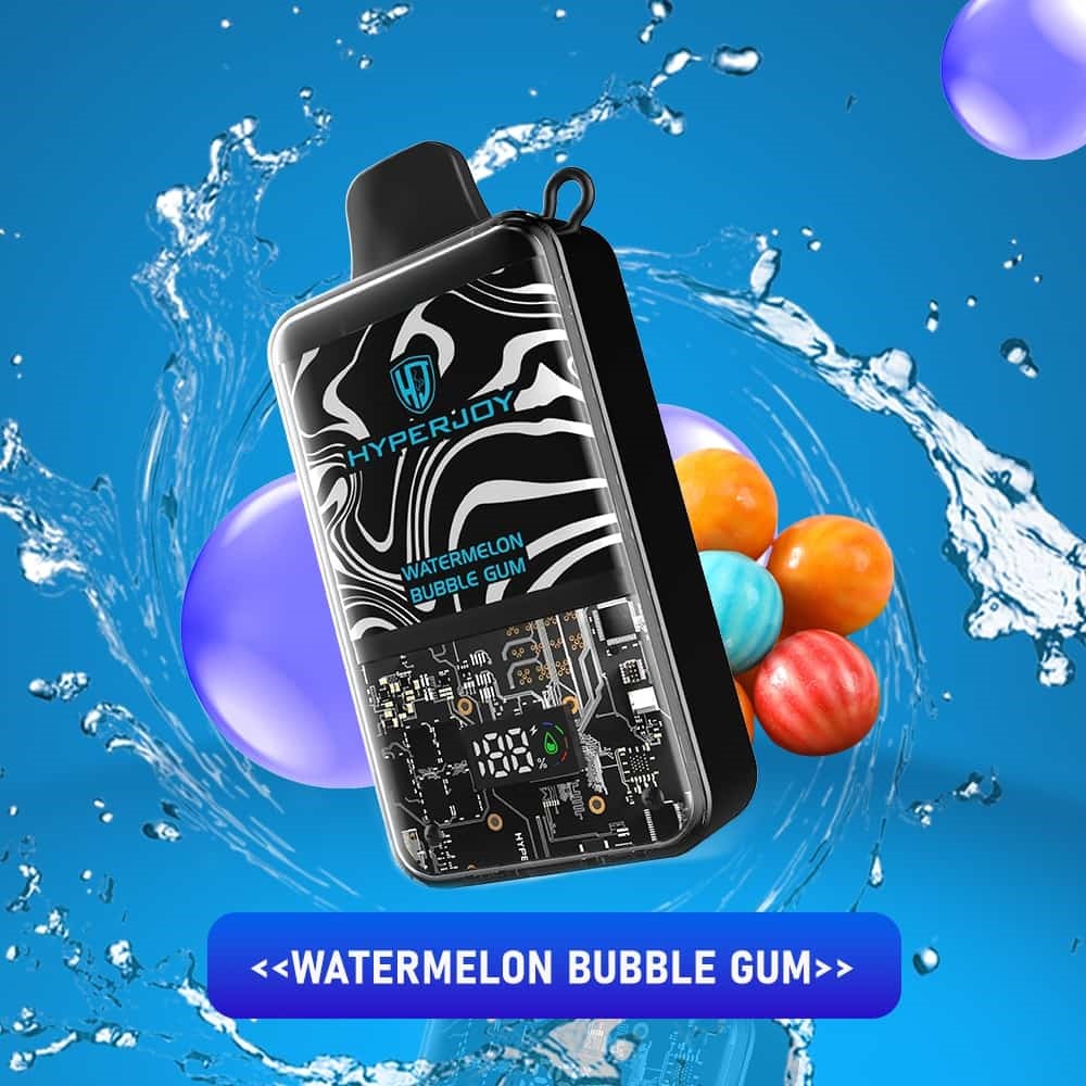 Hyperjoy 20000 Puffs Watermelon Bubble Gum Disposable Vape in UAE