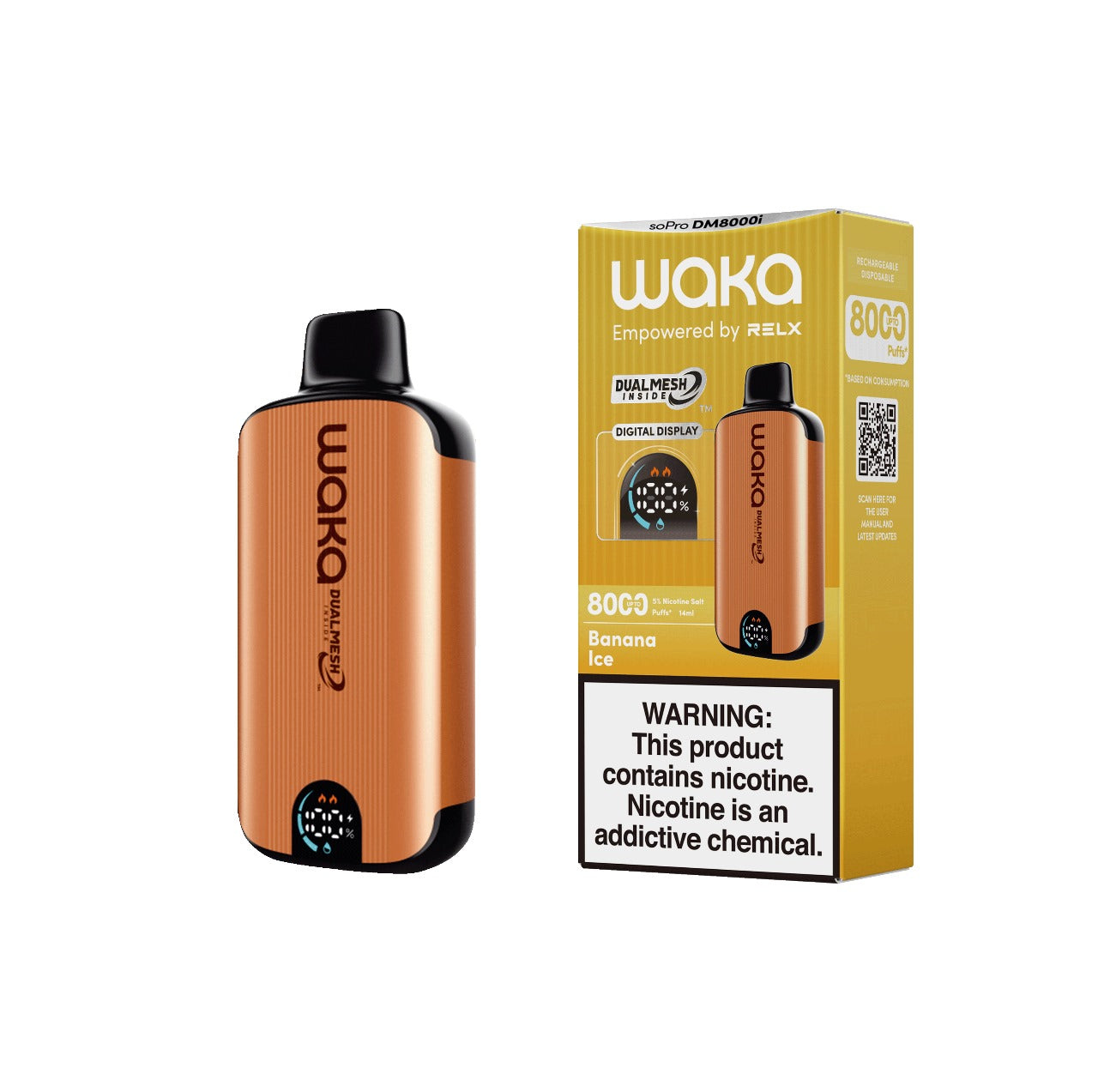 WAKA SOPRO DM8000 14ML 8000 PUFF DISPOSABLE IN DUBAI,UAE