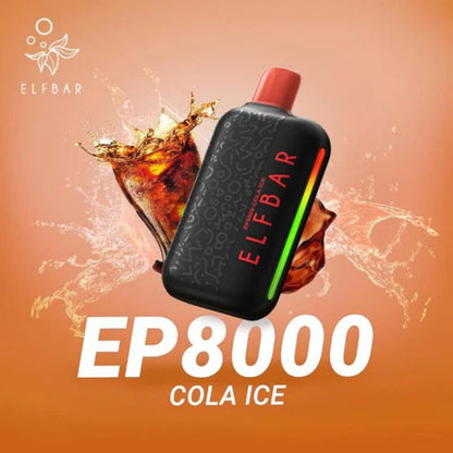 ELFBAR EP8000 Puffs Disposable vape  in UAE 50mg / 20mg Nic