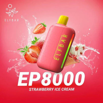 ELFBAR EP8000 Puffs Disposable vape  in UAE 50mg / 20mg Nic