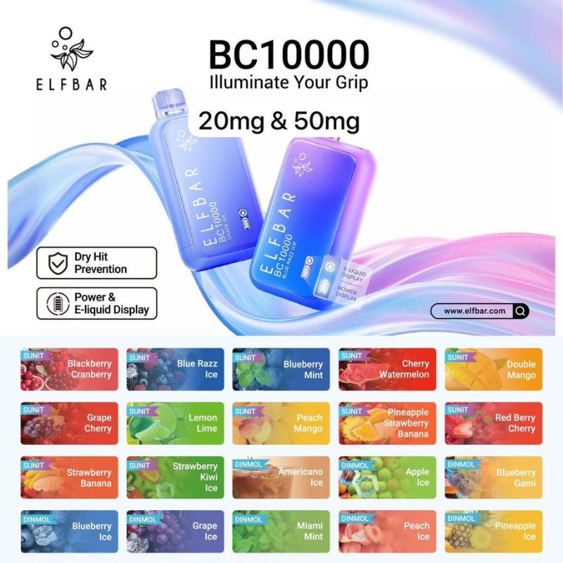 Elf Bar BC 10000 Puffs Disposable Vape in UAE – Vape Shop Dubai Near Me