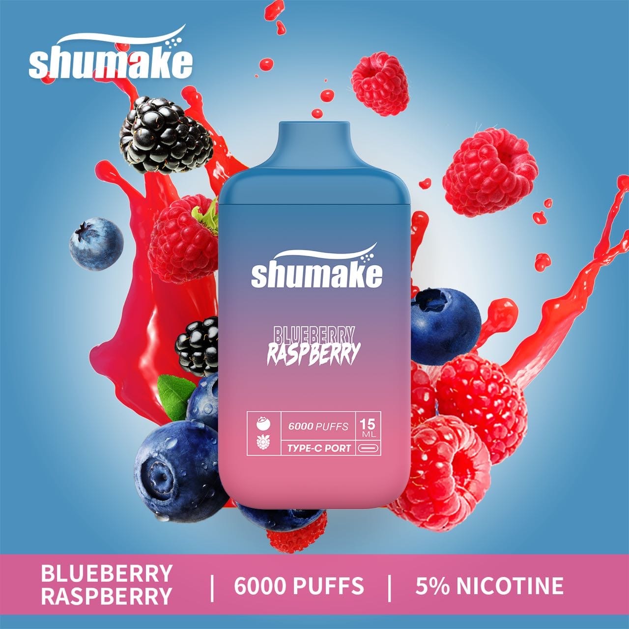 Shumake 6000 Puffs Disposable Vape In DUBAI