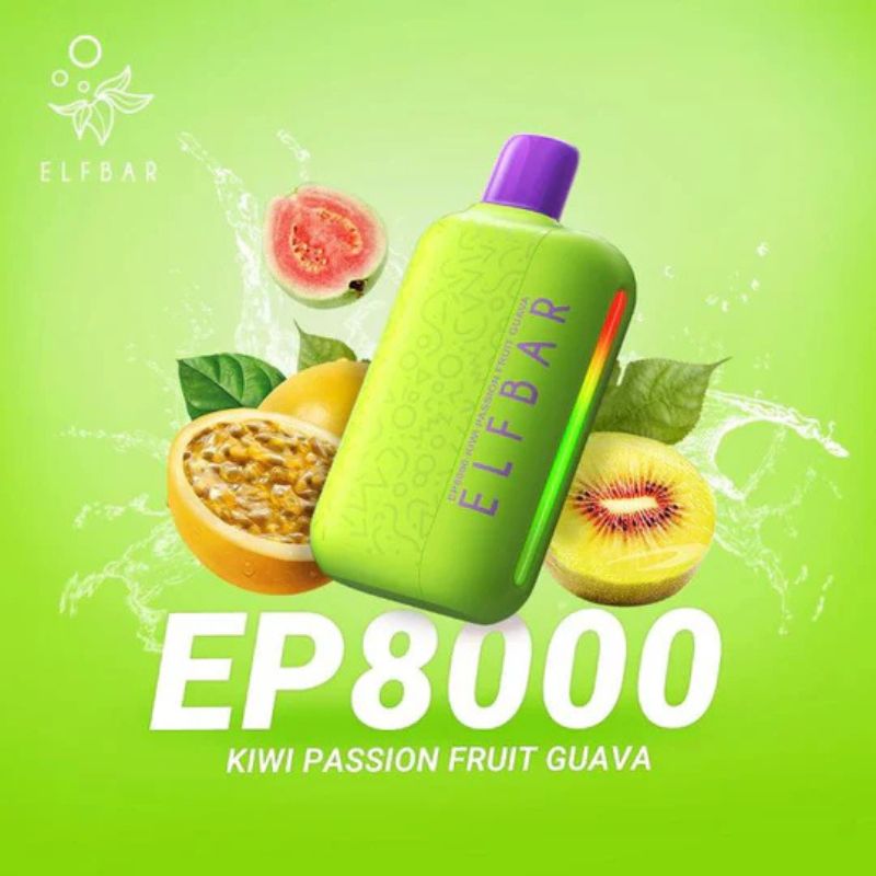 ELFBAR EP8000 Puffs Disposable vape  in UAE 50mg / 20mg Nic