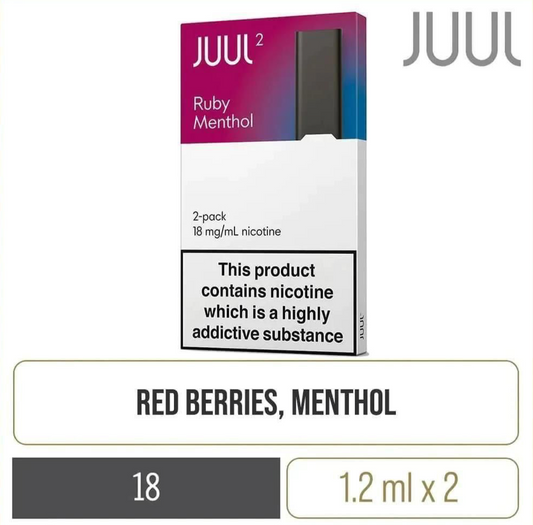 Ruby Menthol Juul 2 Pods