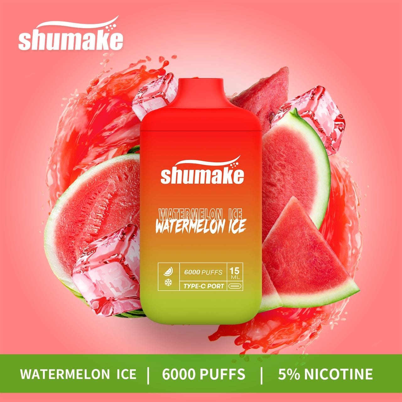 Shumake 6000 Puffs Disposable Vape In DUBAI