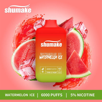 Shumake 6000 Puffs Disposable Vape In DUBAI