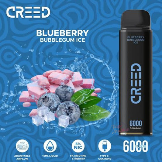 Creed 6000 Puffs Disposable Vape in UAE