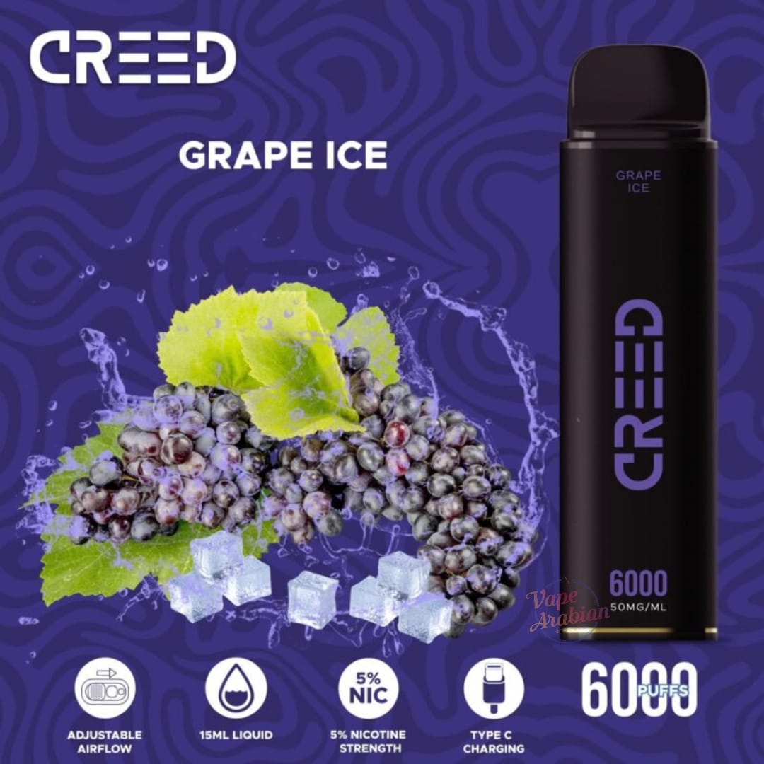 Creed 6000 Puffs Disposable Vape in UAE