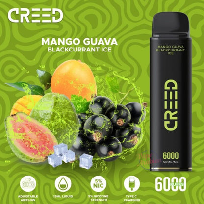 Creed 6000 Puffs Disposable Vape in UAE