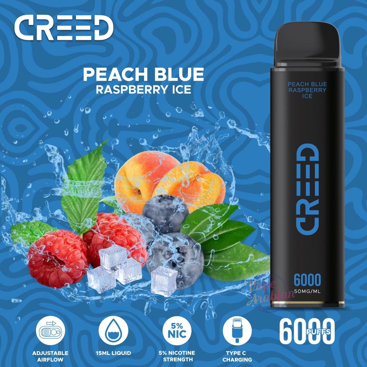 Creed 6000 Puffs Disposable Vape in UAE