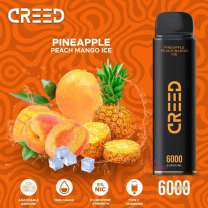 Creed 6000 Puffs Disposable Vape in UAE