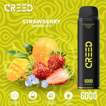 Creed 6000 Puffs Disposable Vape in UAE