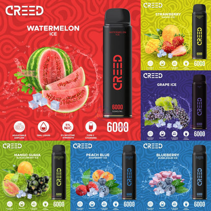 Creed 6000 Puffs Disposable Vape in UAE