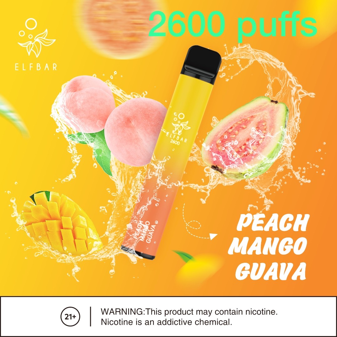 Elf Bar 2600 Puffs 20mg Disposable Vape in UAE