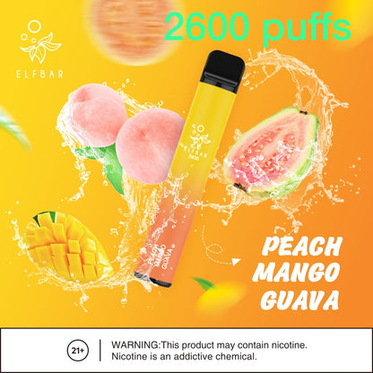 Elf Bar 2600 Puffs 20mg Disposable Vape in UAE