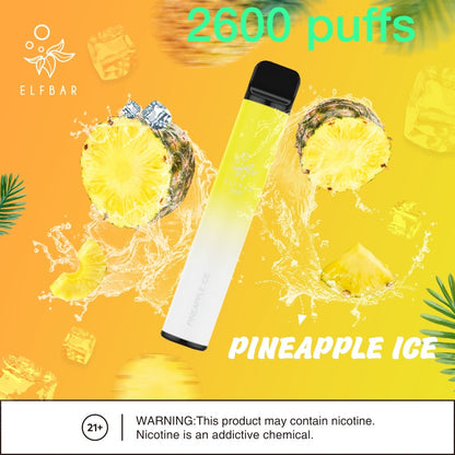 Elf Bar 2600 Puffs 20mg Disposable Vape in UAE