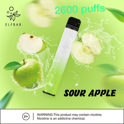 Elf Bar 2600 Puffs 20mg Disposable Vape in UAE