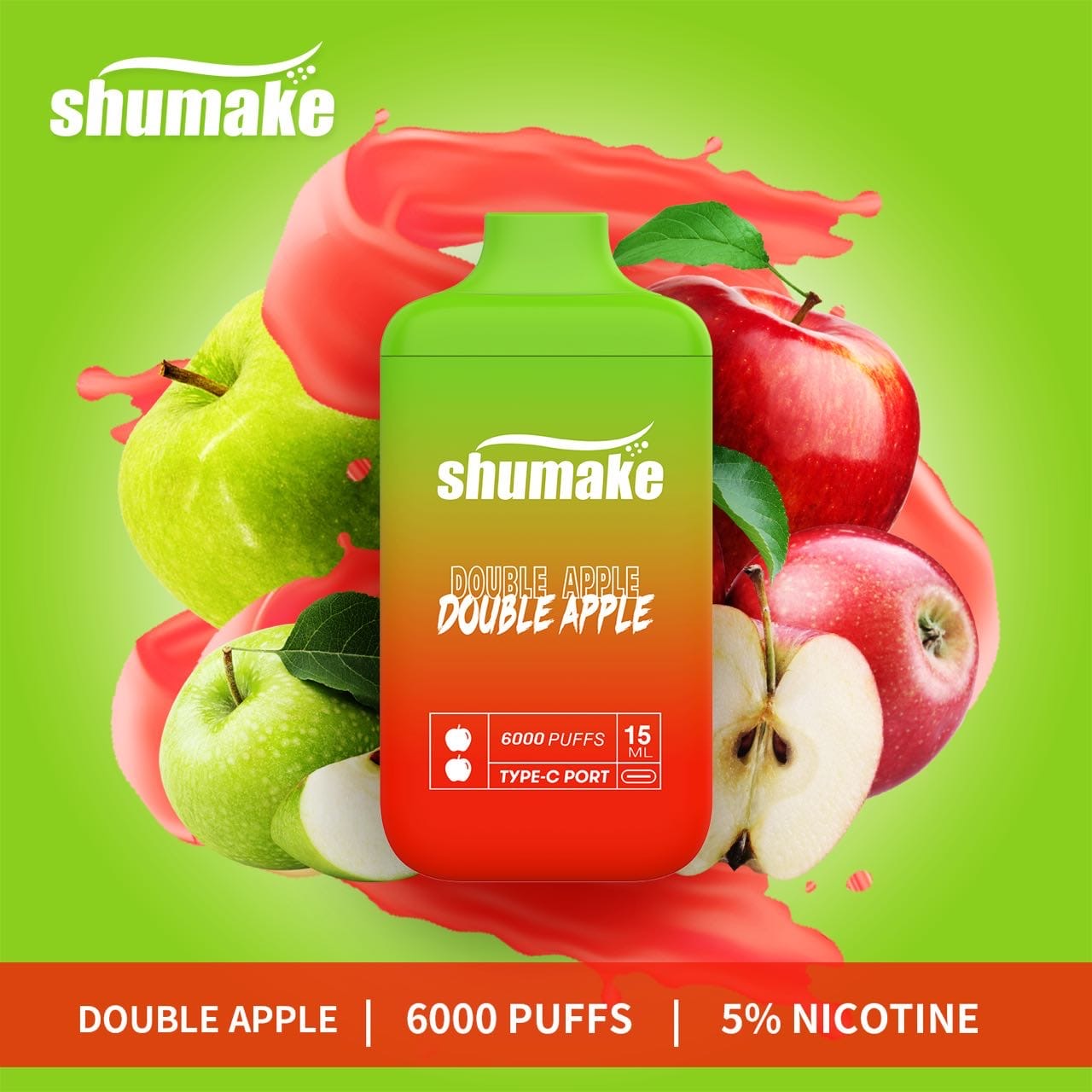 Shumake 6000 Puffs Disposable Vape In DUBAI