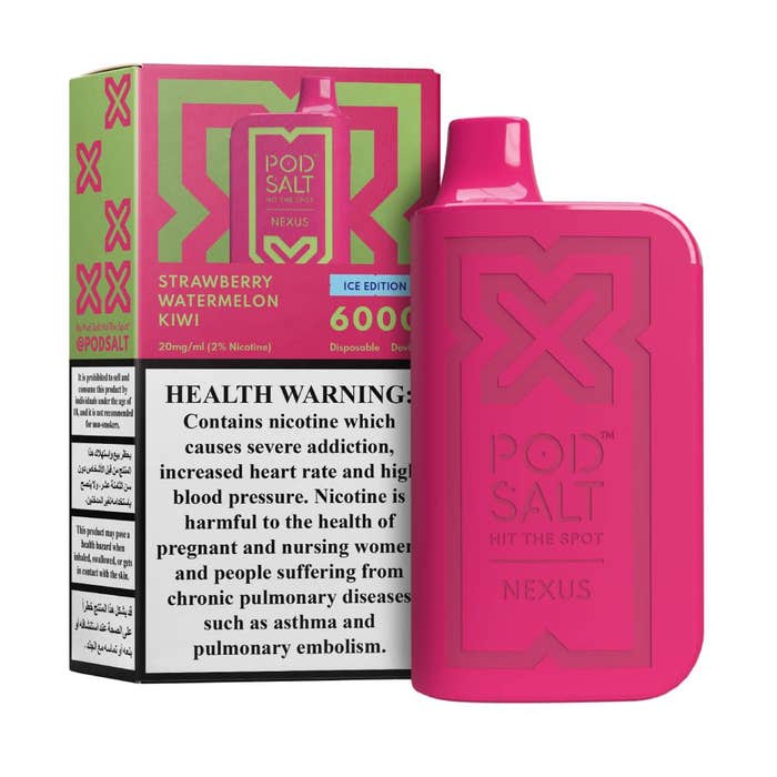 POD SALT NEXUS STRAWBERRY WATERMELON KIWI 20MG/ML-6000 PUFFS