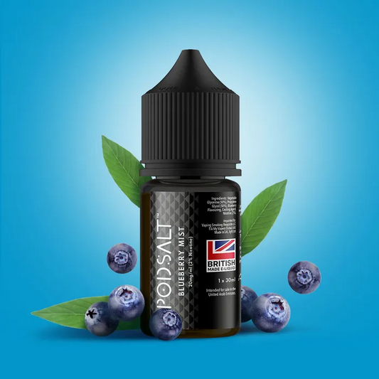 POD SALT BLUEBERRY MIST 30ML NICOTINE SALT E-LIQUID (UAE) - 20MG