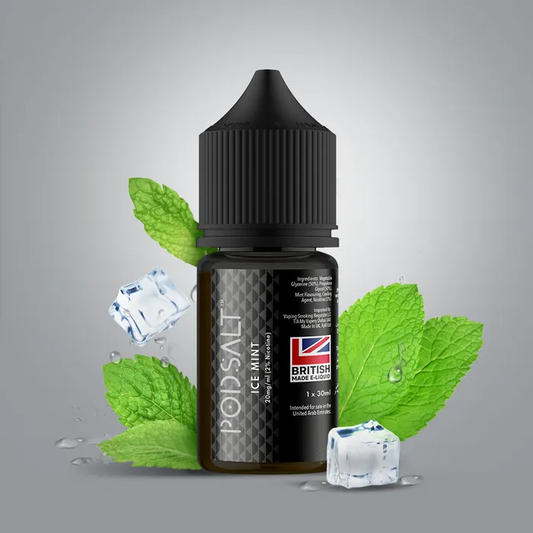 POD SALT ICE MINT 30ML NICOTINE SALT E-LIQUID (UAE) - 20MG