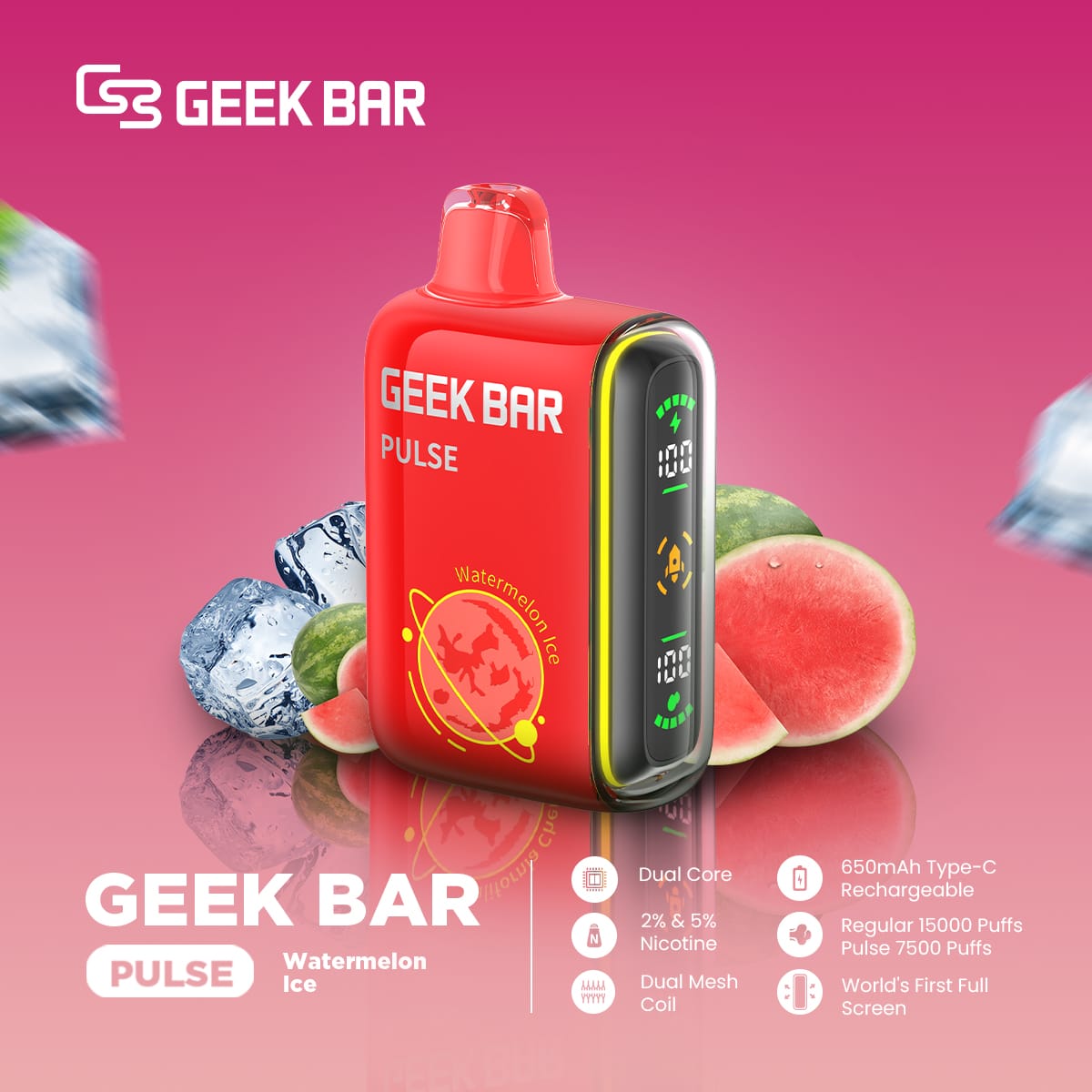 GEEK Bar Pulse 15000 Puffs Disposable Vape In UAE