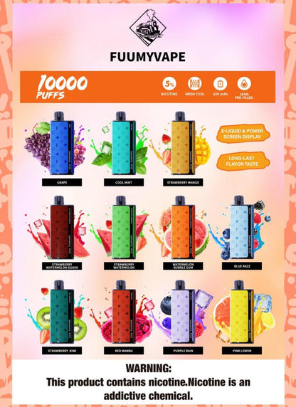 BEST FUUMYVAPE 10000 PUFFS in UAE