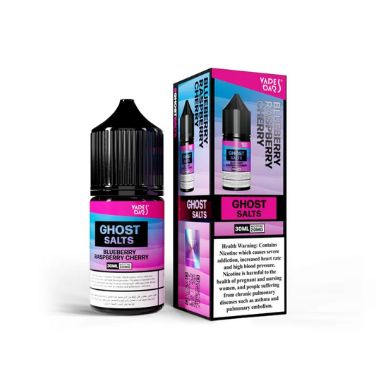 VAPES BARS GHOST SALTS BLUEBERRY RASPBERRY CHERRY 20MG/ML-30ML