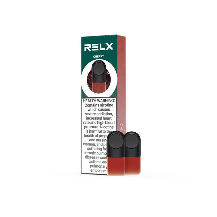 RELX POD CHERRY 2 X 18MG/ML – MJ Vape UAE