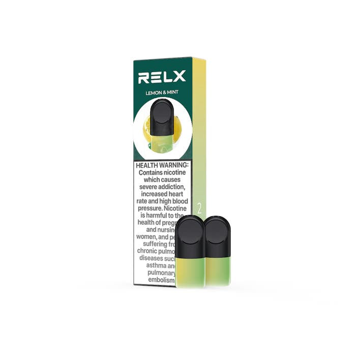 RELX POD LEMON & MINT 2 X 18MG/ML