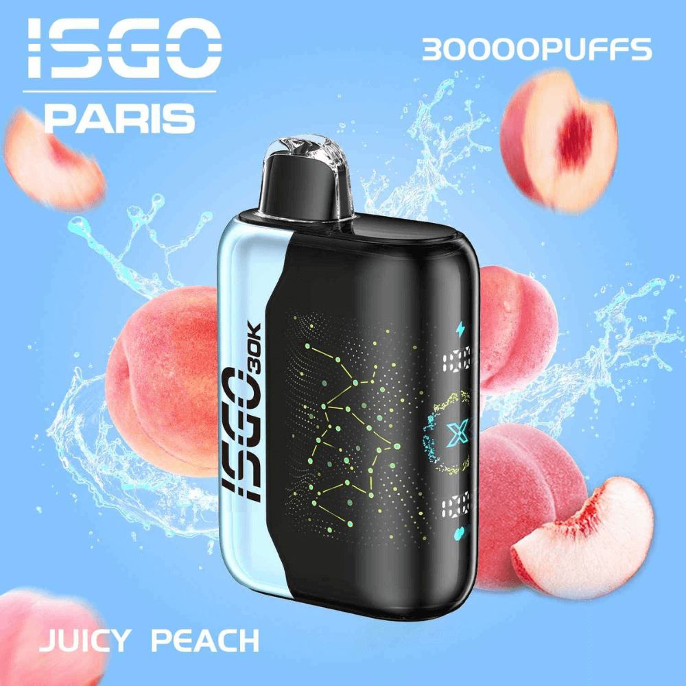 ISGO Bar Paris X 30000 Puffs Juicy Peach Disposable Vape in UAE