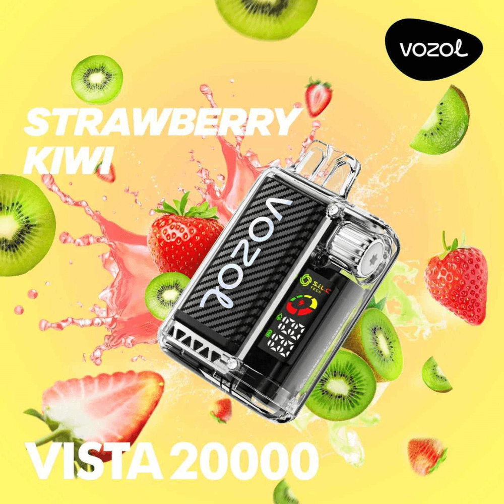 Strawberry Kiwi Vozol Vista 20000 Puffs in UAE