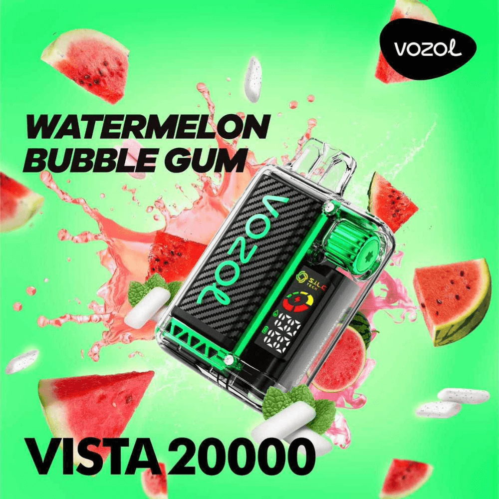 Watermelon Bubble Gum Vozol Vista 20000 Puffs in UAE